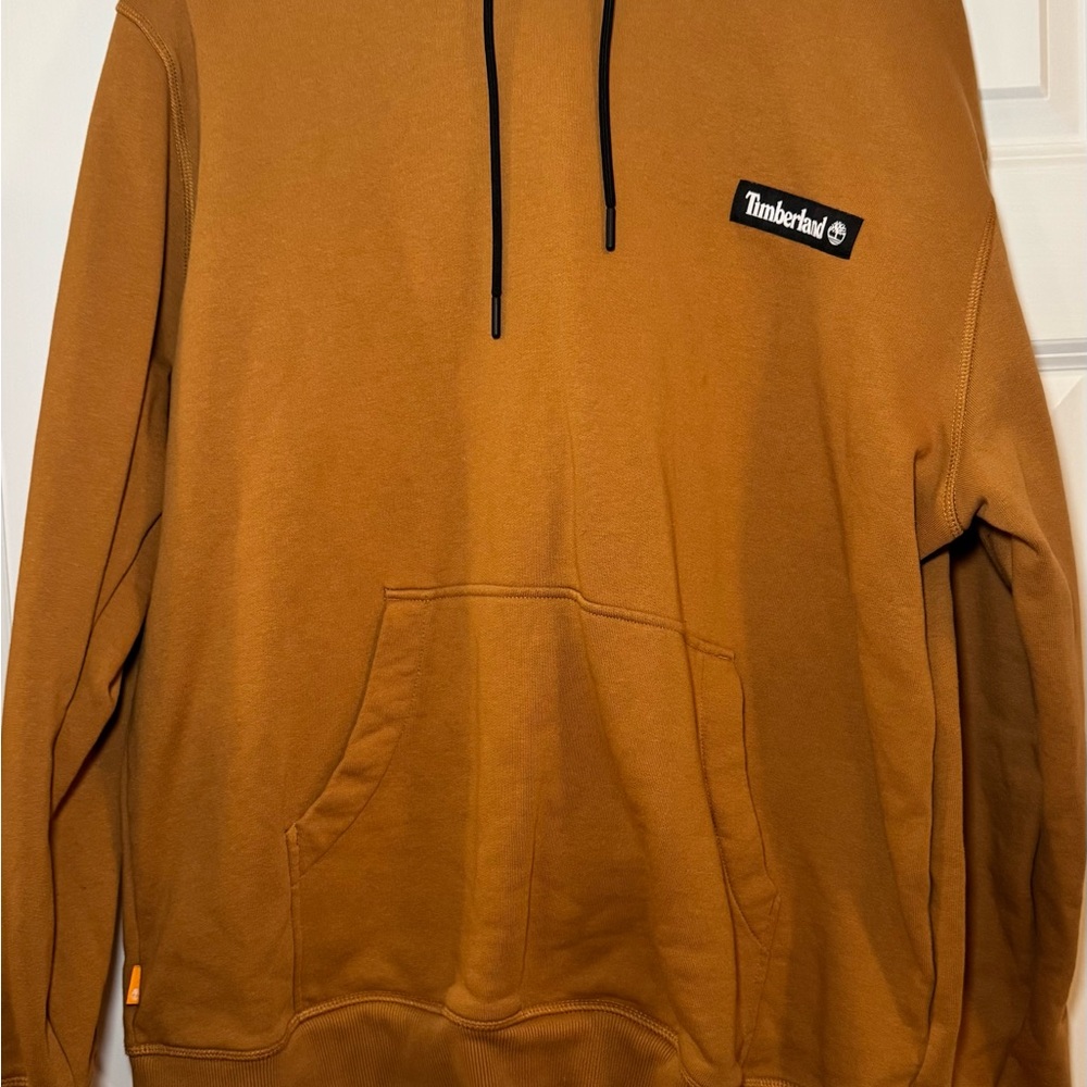 Timberland Men's Brown Hoodie with Black Details